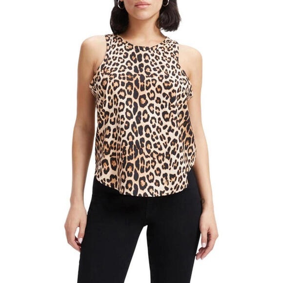 Good American Tops - NWT Good American Leopard Print Tank Top Size 4 MSRP $70